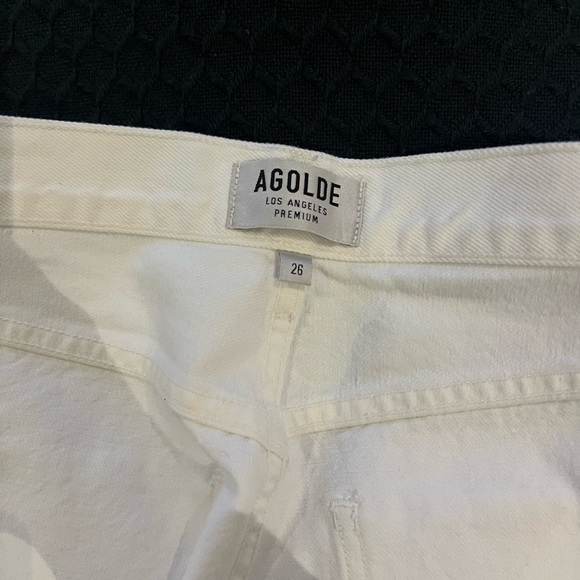 White Agolde distressed mom jeans - Picture 2 of 7